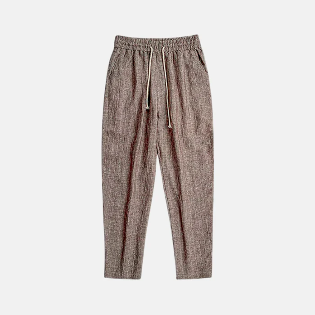 Herren-Leinenhose Cassis